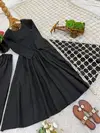 Jf 036 Roman Silk With Fully Flair Gown With Bottom and Dupatta
